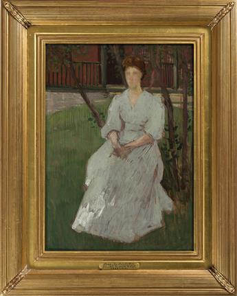 JULIAN ALDEN WEIR Portrait of Anna (the Artist’s Wife).
